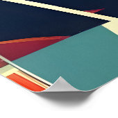 Mid Century Space Age Cocktailparty Poster (Hoek)