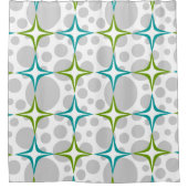 Mid Century Sparkle Douchegordijn (Voorkant)