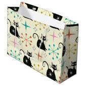 Mid Century Starbursts beroemd gemaakt door Black  Groot Cadeauzakje (Voorkant Gekanteld)