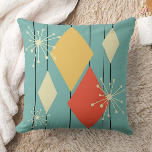 Mid Century stijl kussen / kussen gooien. (Deken)