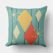 Mid Century stijl kussen / kussen gooien. (Voorkant)