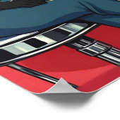 Mid Century Teenage Katten In Een Diner Poster (Hoek)