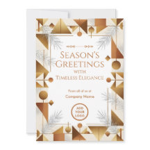 Mid-Century Tinsel & Brass Corporate 