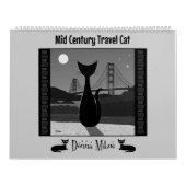 Mid Century Travel Cat Kalender (Hoes)