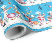  'Mid Century' uit de jaren '50, 'Birthday Wrappin Cadeaupapier (Rol Hoek)