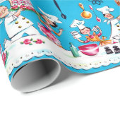  'Mid Century' uit de jaren '50, 'Birthday Wrappin Cadeaupapier (Rol Hoek)