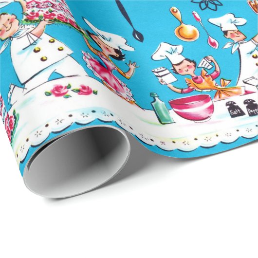 'Mid Century' uit de jaren '50, 'Birthday Wrappin Cadeaupapier (Rol Hoek)