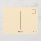 Mid Century Valentijn Dancing Paar Briefkaart (Achterkant)