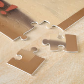 Mid Century Valentijn Dancing Paar met Martini Legpuzzel (Zijkant)