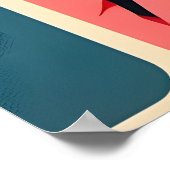 Mid Century Valentijn Dancing Paar Poster (Hoek)