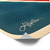 Mid Century Valentijn Dancing Paar Poster (Hoek)