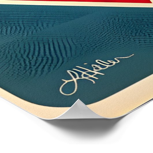 Mid Century Valentijn Dancing Paar Poster (Hoek)