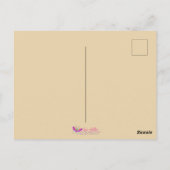 Mid Century Valentijn Martini cocktail Briefkaart (Achterkant)