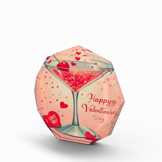 Mid Century Valentijn Martini cocktail Fotoblokken (Rechts)