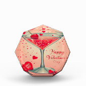 Mid Century Valentijn Martini cocktail Fotoblokken (Voorkant)