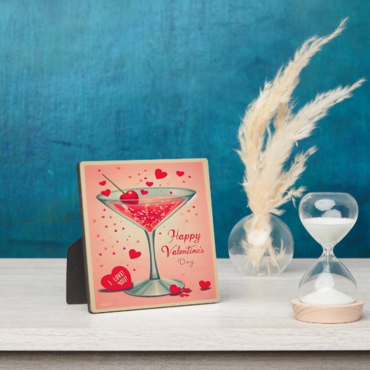 Mid Century Valentijn Martini cocktail Fotoplaat (Insitu)