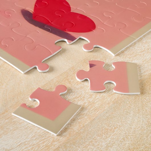 Mid Century Valentijn Martini cocktail Legpuzzel (Zijkant)