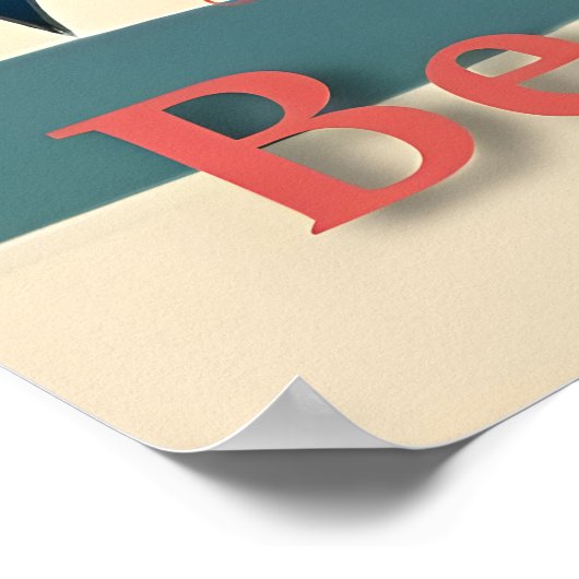 Mid Century Valentijn Modern Hip Dancing Paar Poster (Hoek)