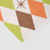 Mid-Century Vibes - Retro Geometrisch Weefselpapie Tissuepapier (Detail)