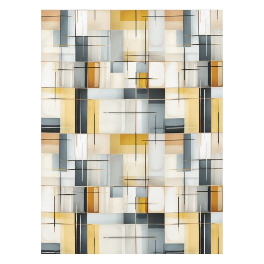 Mid Century Watercolor Tafelkleed (Voorkant)