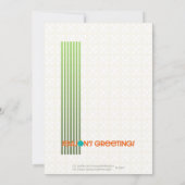 Mid Century Xmas-flatkaart (Achterkant)