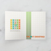 Mid Century Xmas-kaart Kaart (Binnen)