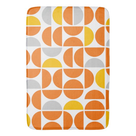 Mid Century zonnige Tegels Badmat (Voorkant Verticaal)