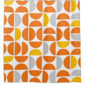 Mid Century zonnige Tegels Douchegordijn (Voorkant)