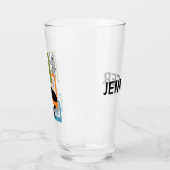 Mid Century zwarte katten Glas (Links)