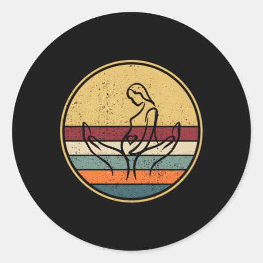 Mid Dank je wel Doula Midry Mid Ronde Sticker (Voorkant)