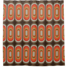 Mid-eeuws modegordijn douchegordijn