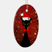 Mid-eeuwse feestelijke feestdagen 2019 keramisch ornament (Rechts)