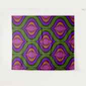 Mid-eeuwse mod retro tapestry wandkleed (Voorkant (horizontaal))