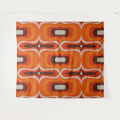 Mid-eeuwse mod retro tapestry wandkleed (Voorkant (horizontaal))