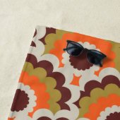 Mid-eeuwse modderkeukenhanddoek strandlaken (In situ)