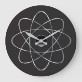 Mid-eeuwse moderne atoomkernmod grote klok (Voorkant)