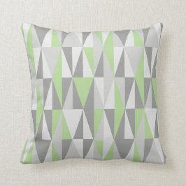 Mid-eeuwse moderne diamanten, groen kussen