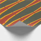 Mid-eeuwse moderne Kerstmis Cadeaupapier (Hoek)