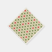 Mid-eeuwse moderne kerstuitbarstingen in de Retro Servet (Hoek)