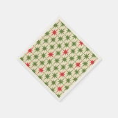 Mid-eeuwse moderne kerstuitbarstingen in de Retro Servet (Hoek)