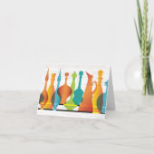 Mid-eeuwse moderne slingervaasjes Notitiekaarten (Voorkant)