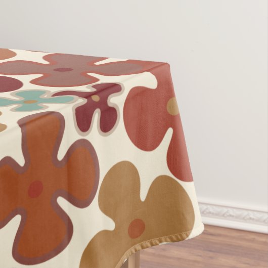 Mid - eeuwse stijl Mod 60s 70s Tafelkleed (Voorbeeld)