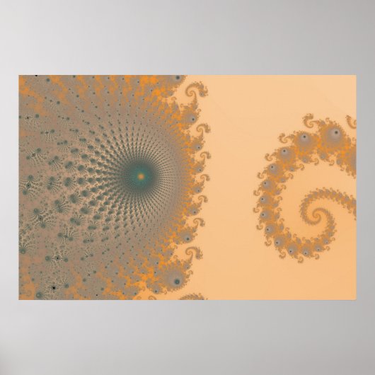 Mid Gold Spirole Poster (Voorkant)