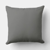 Mid Grey Ticking Stripe Cushion Kussen (Achterkant)