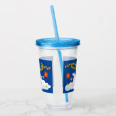 Mid Herfst Festival Maan Konijn Mooncake Osmanthus Acryl Drinkbeker (Links)