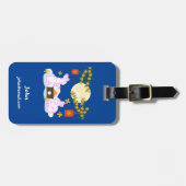 Mid Herfst Festival Maan Konijn Mooncake Osmanthus Bagagelabel (Voorkant horizontaal)