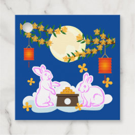 Mid Herfst Festival Maan Konijn Mooncake Osmanthus Bedankjes Labels