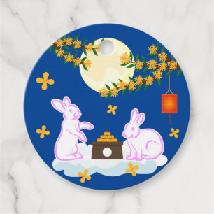 Mid Herfst Festival Maan Konijn Mooncake Osmanthus Bedankjes Labels