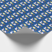 Mid Herfst Festival Maan Konijn Mooncake Osmanthus Cadeaupapier (Hoek)