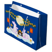 Mid Herfst Festival Maan Konijn Mooncake Osmanthus Groot Cadeauzakje (Voorkant Gekanteld)